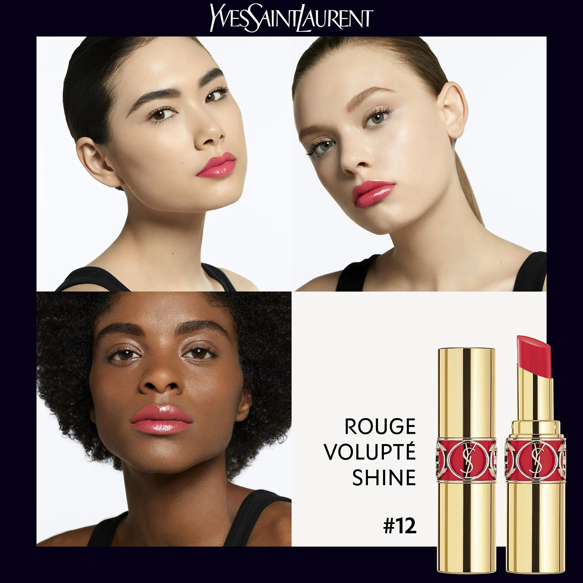Yves Saint Laurent - ROUGE VOLUPTÉ SHINE OIL-IN-STICK Rouge à Lèvres- Rouge à lèvres