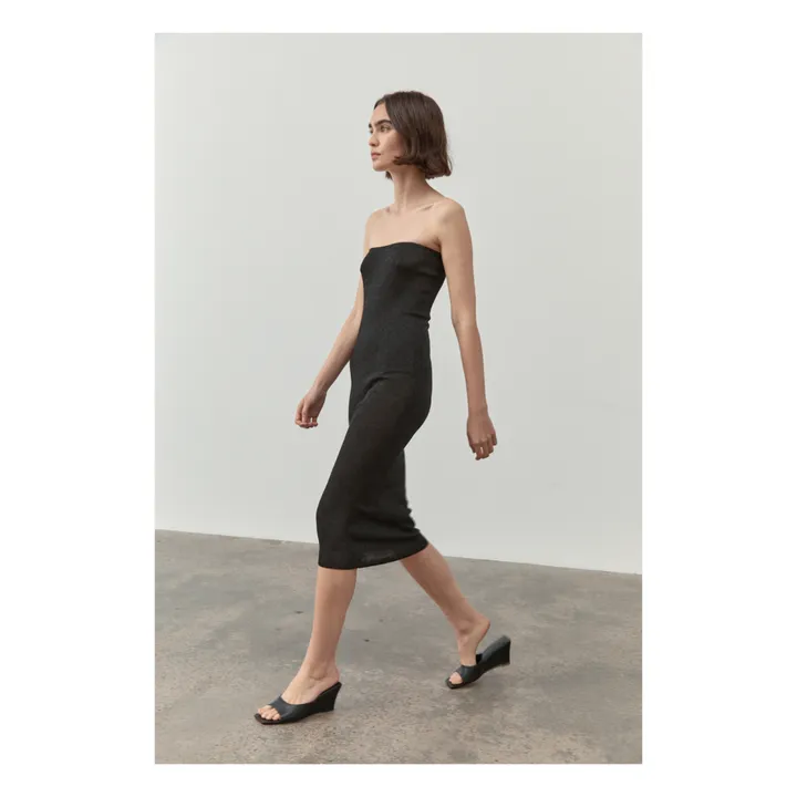 St Agni Robe Bustier 90's | Noir