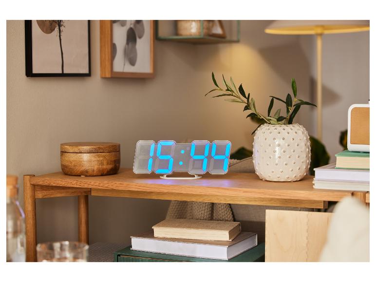 LED-klok met wekker