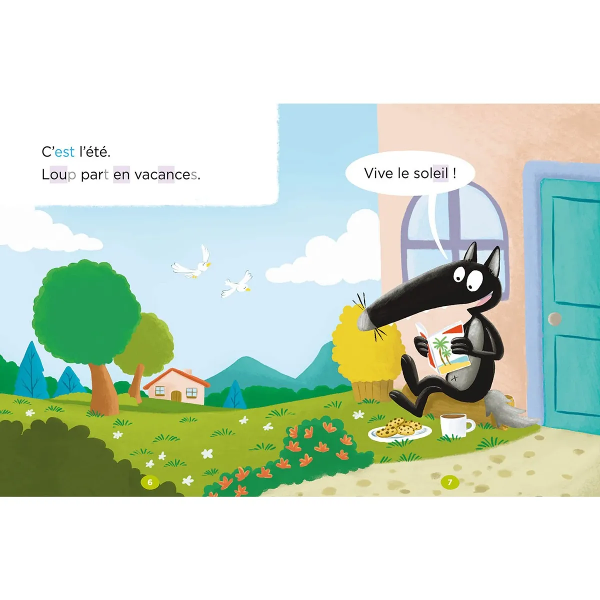 Auzou Mes Premières Lectures avec Loup - Les Vacances
