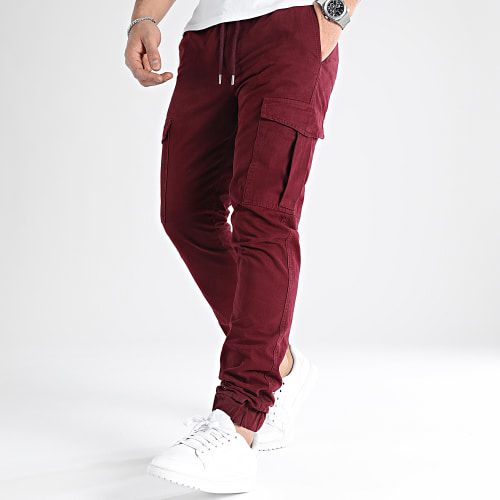 Pantalon Cargo Regular Fit 2924 Bordeaux