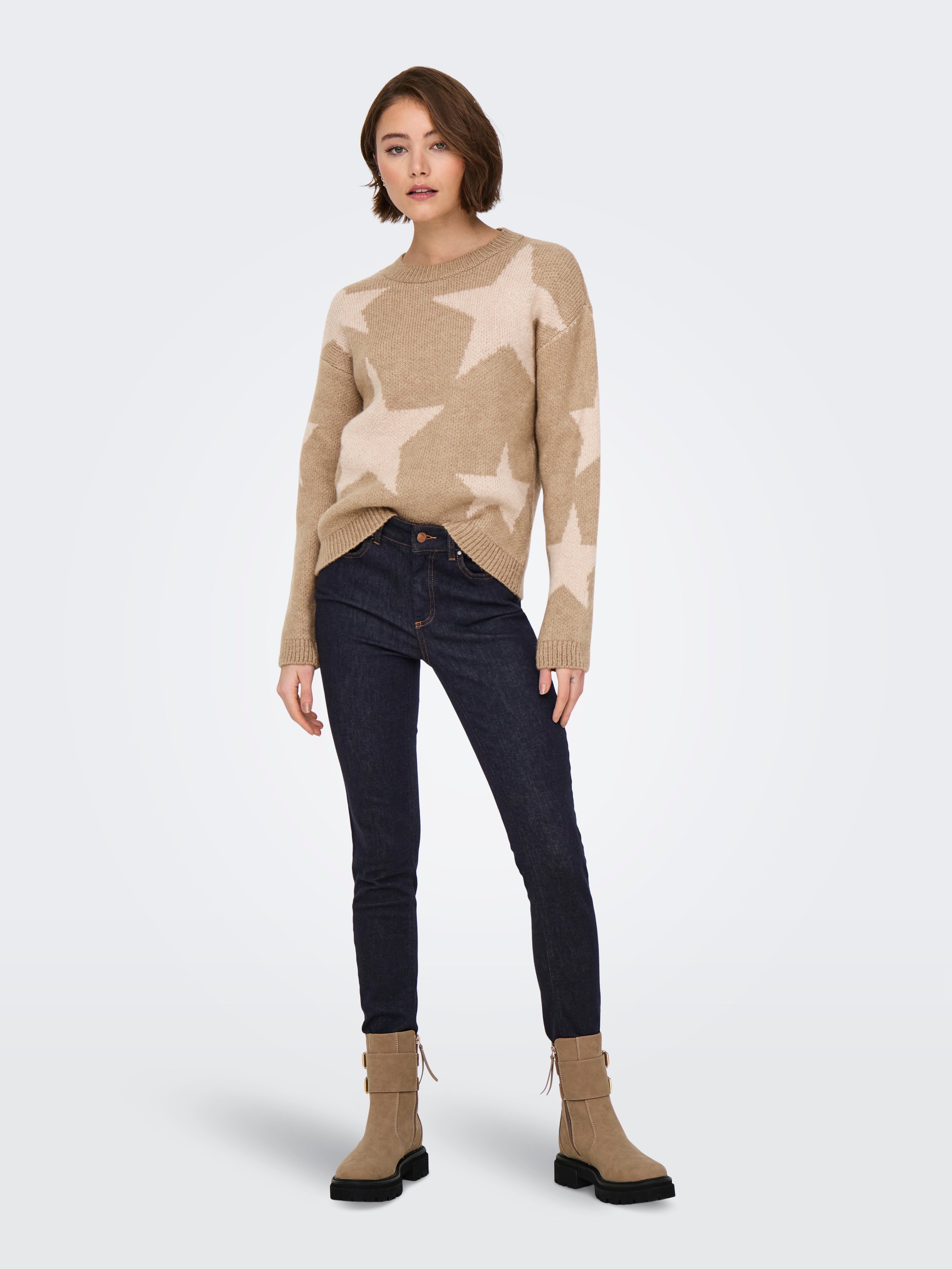 ONLJESSICA Strickpullover Toasted Coconut