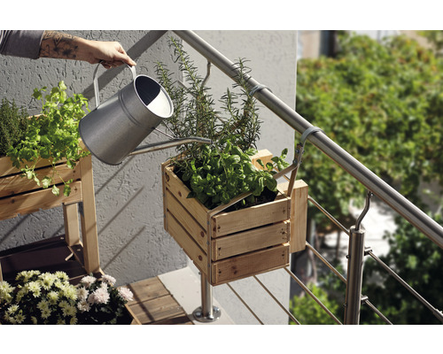 Buildify houten fruitkist, klein, onbehandeld, 34x23x21 cm