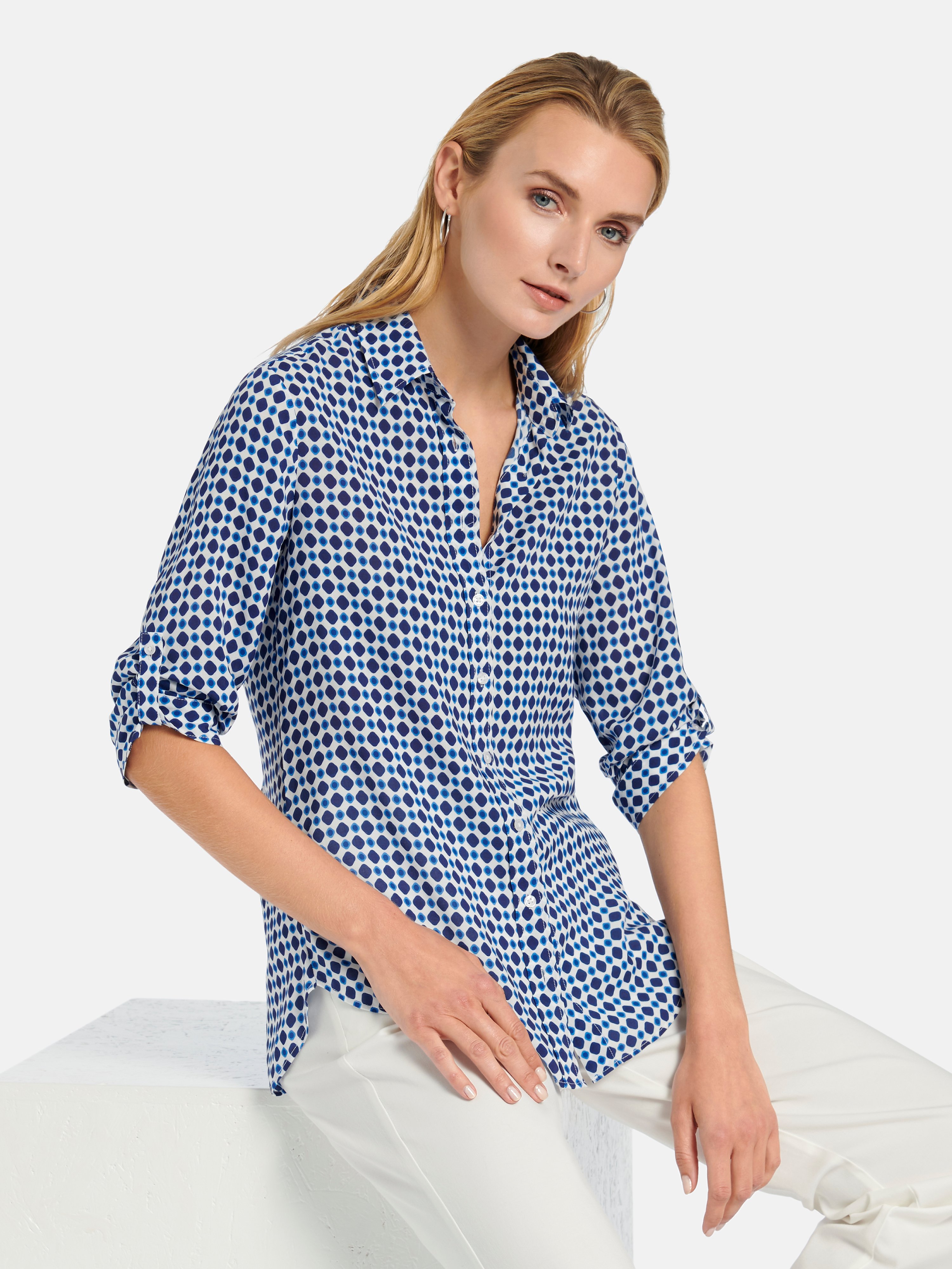 Bluse mit 3/4-Arm