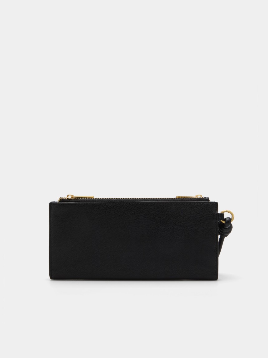 Carteira clutch com alça