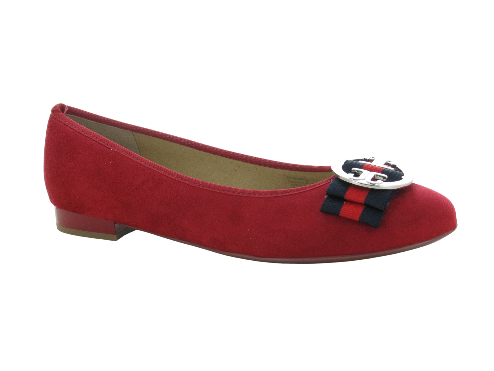 Ara-1263361 Cuir Velours Rouge