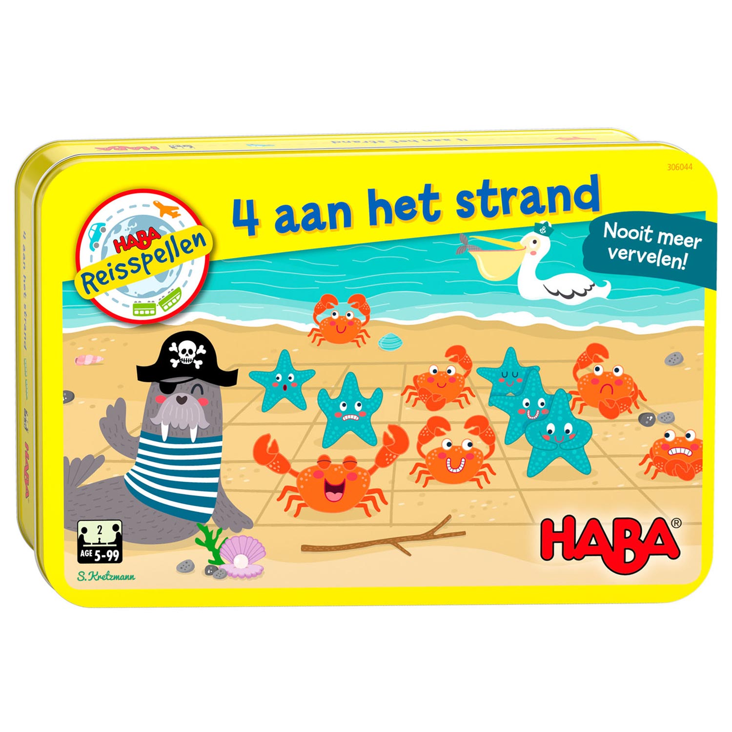 Haba Reisspel - Vier aan het Strand