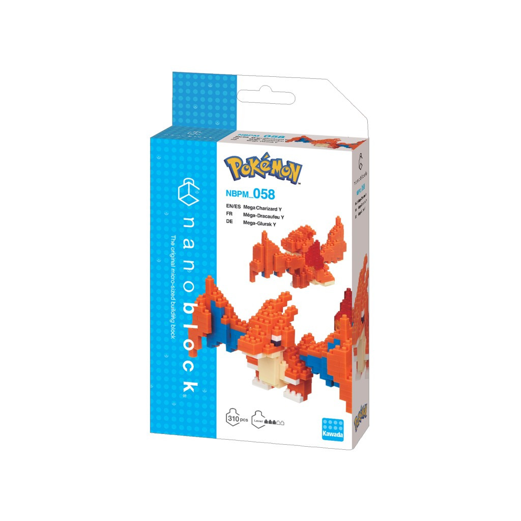 Nanoblock : Pokémon - Méga-Dracaufeu Y