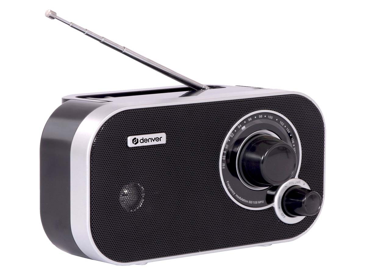 Denver TR51 FM radio noodradio - Black