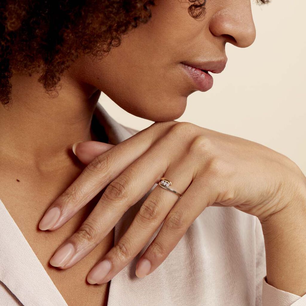 Bague Delphine Or Bicolore Diamant