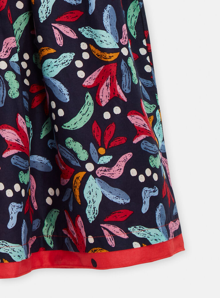 Robe réversible avec dos échancré pour fille