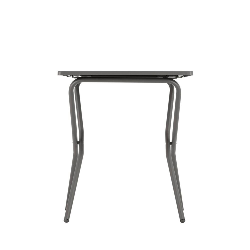 Faltbarer Gartentisch 64*70*72cm Balcony Stahl Grau Titane