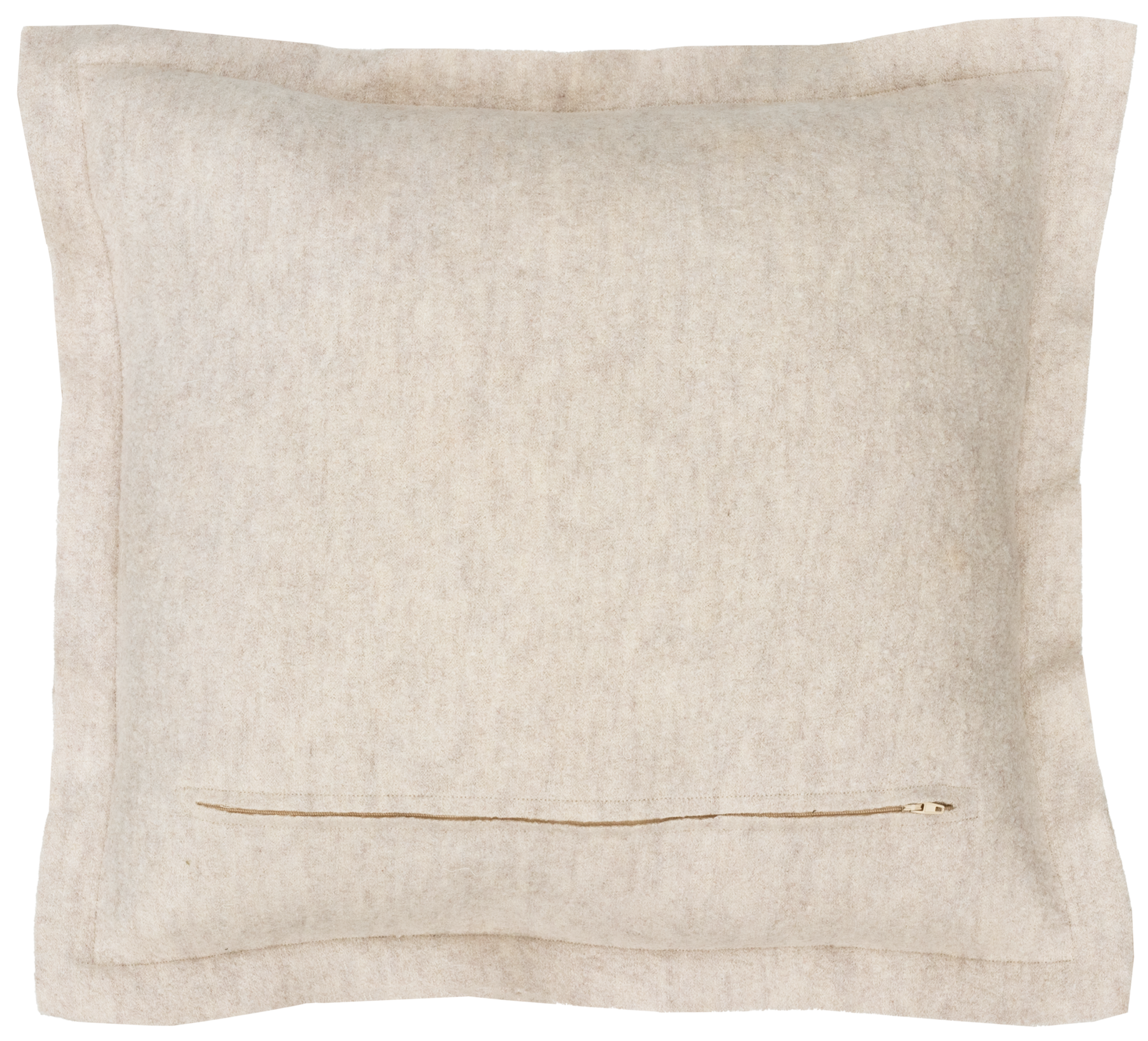 Kussen boiled wool kiezel 55x55cm