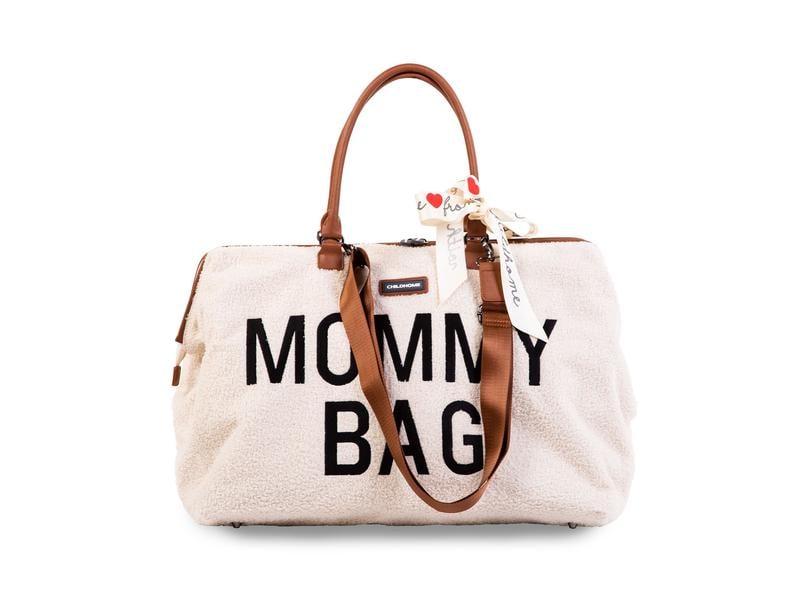 Childhome Wickeltasche Mommy Bag Altweiss Wickeltasche Teddy Altweiss