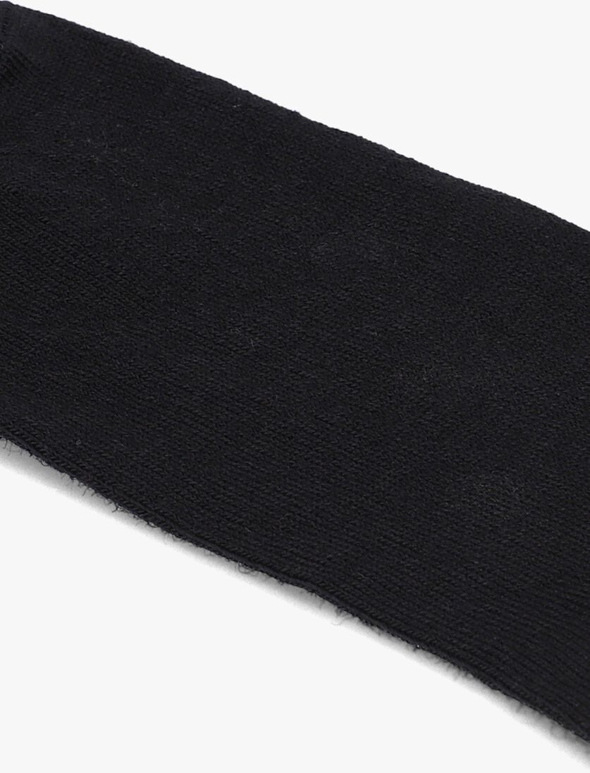 zwarte mp denmark sokken wool/silk knee socks