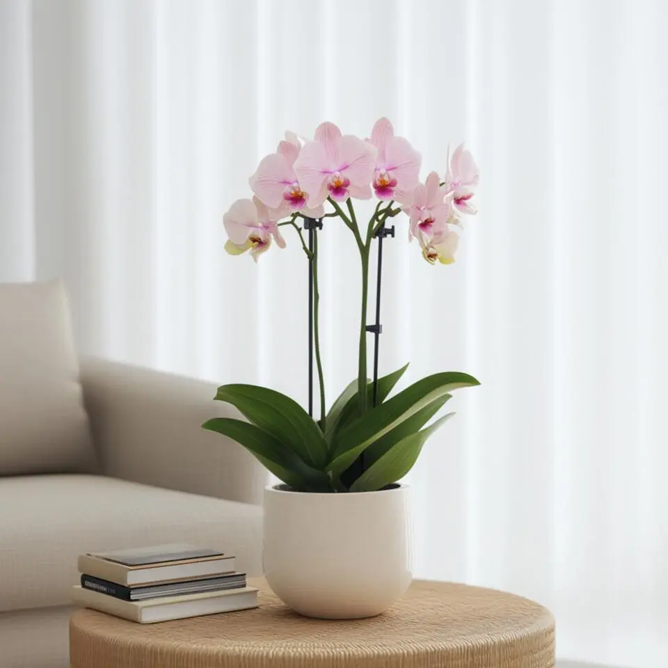 Orchidee roze - Phalaenopsis Multiflora - Hoogte 35-45cm - ⌀12cm