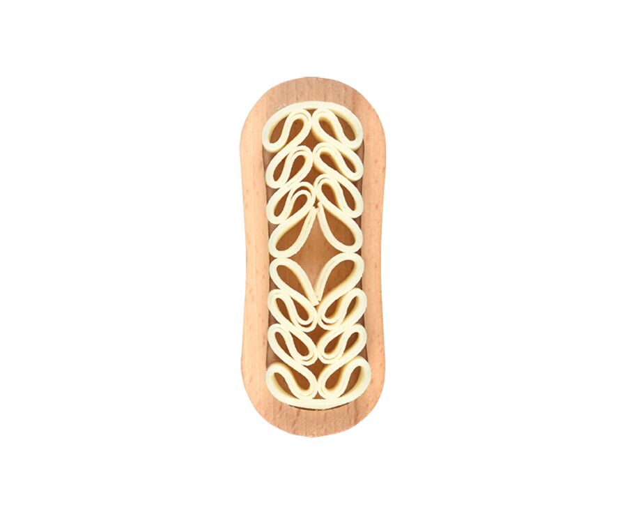 Brosse en hêtre et crêpe - 10cm