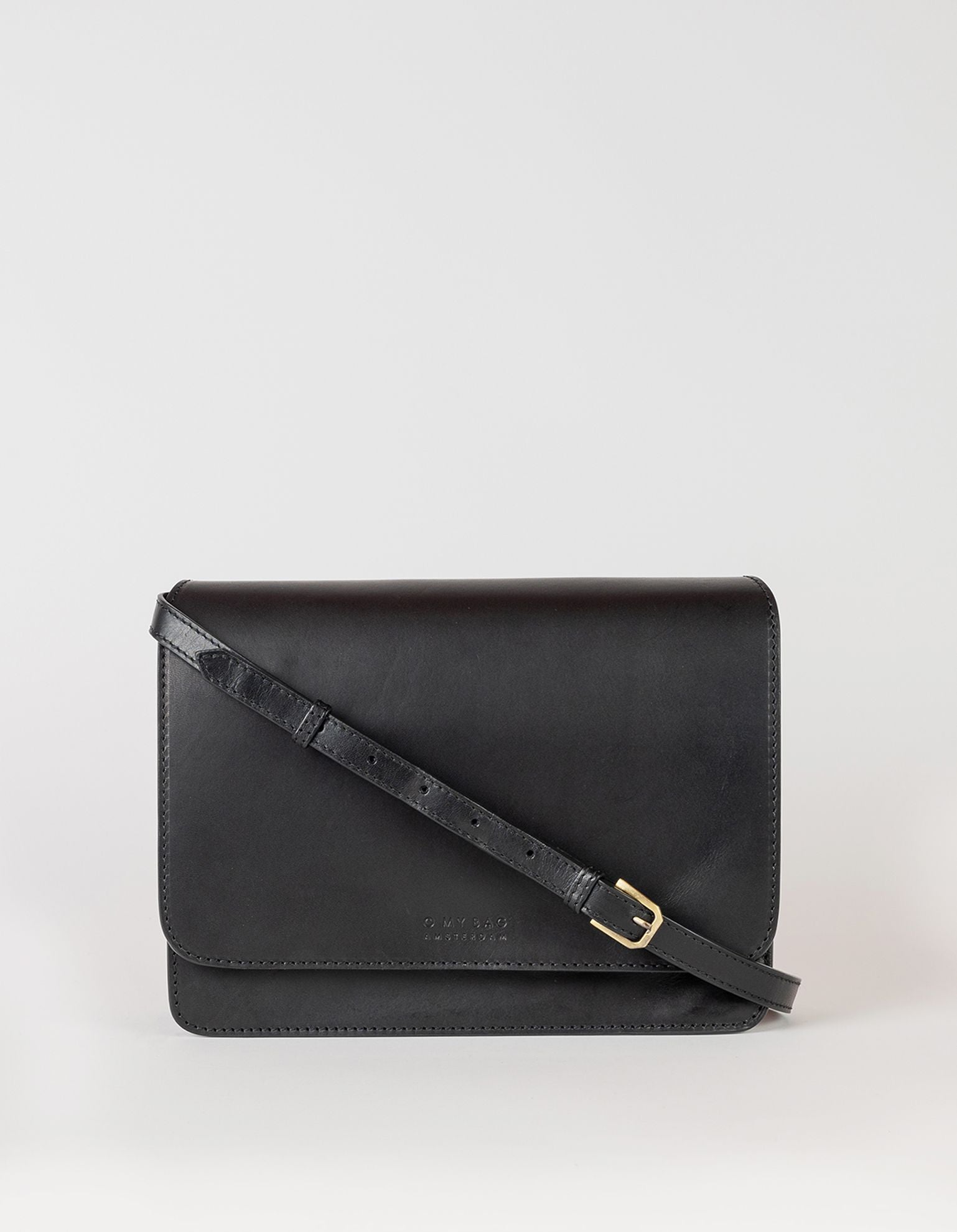 Audrey - Black Classic Leather