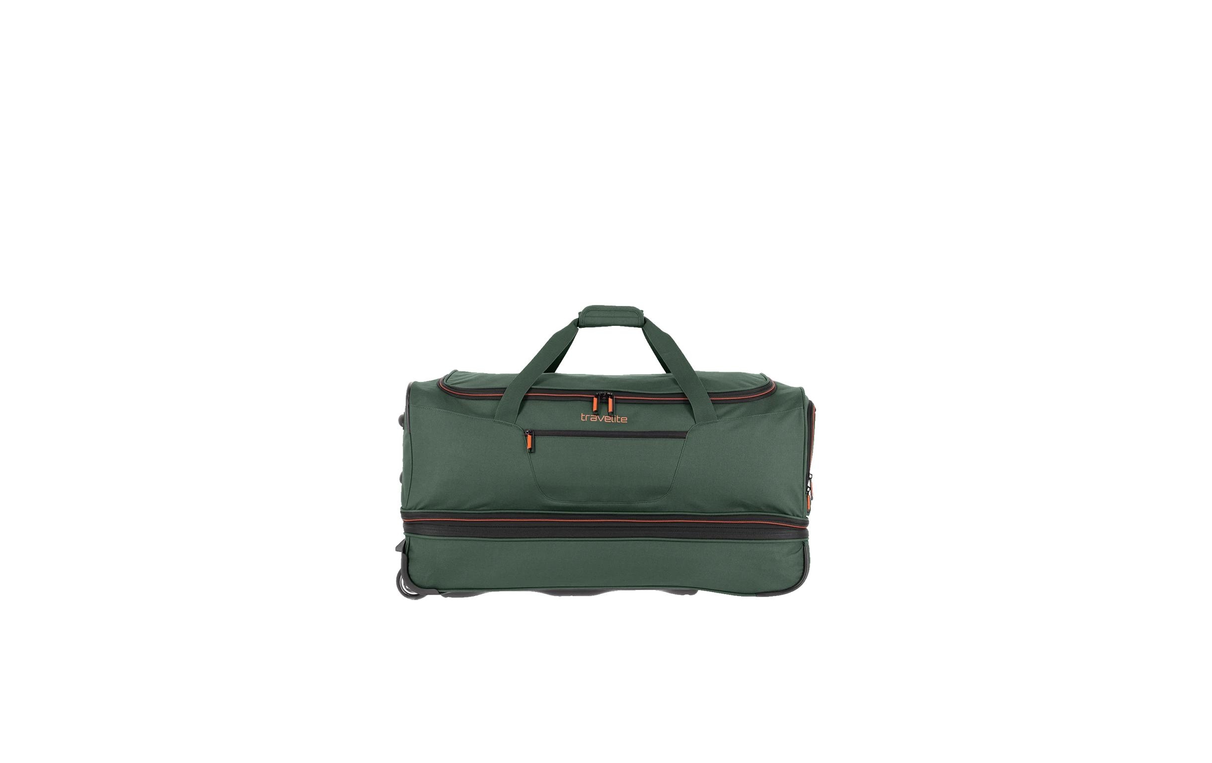 Basics Trolley Reisetasche L erweiterbar, DunkelgrünReisekoffer
