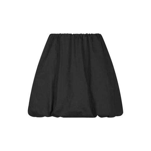 Neo Noir Stela Short Balloon Nederdel, Black, 34