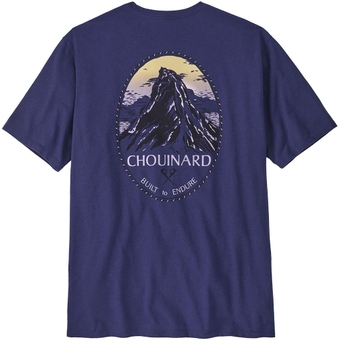 Patagonia Chouinard Crest Pocket Responsibili-tee T-Shirt Solstice Purple Herren