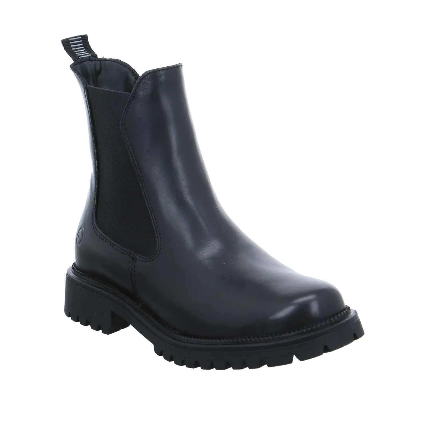 TAMARIS Boot Schwarz Leder