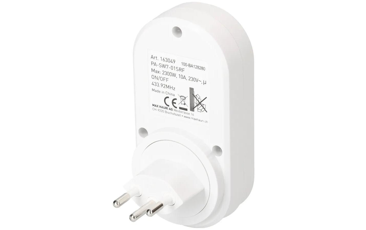 Funk-Zwischenstecker 3er Set mit FernbedienungRemote Funkset mit 3x Zwischenstecker,1x Sender und 30 m Reichweite