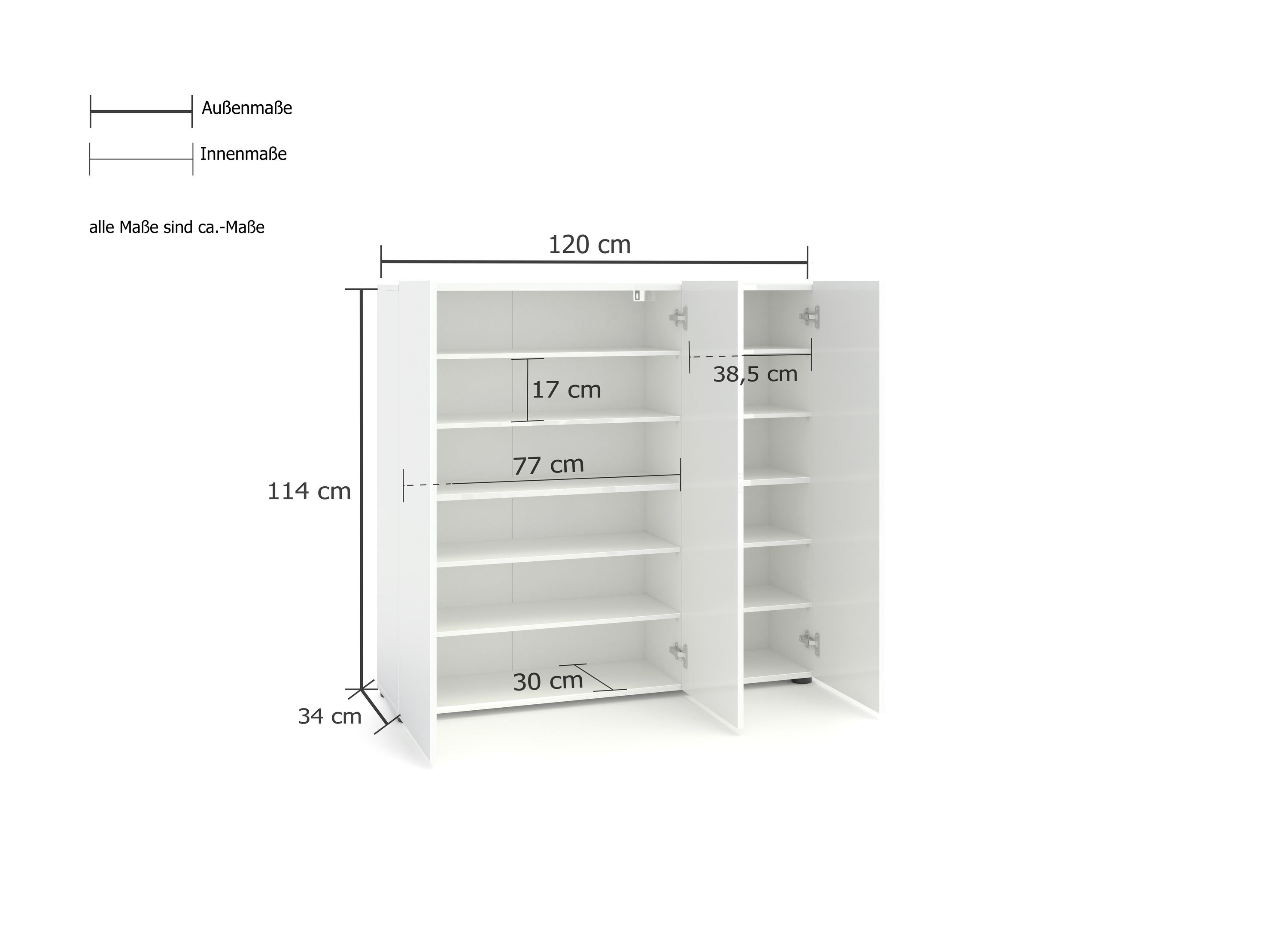 Schuhschrank MISTER BIANCO