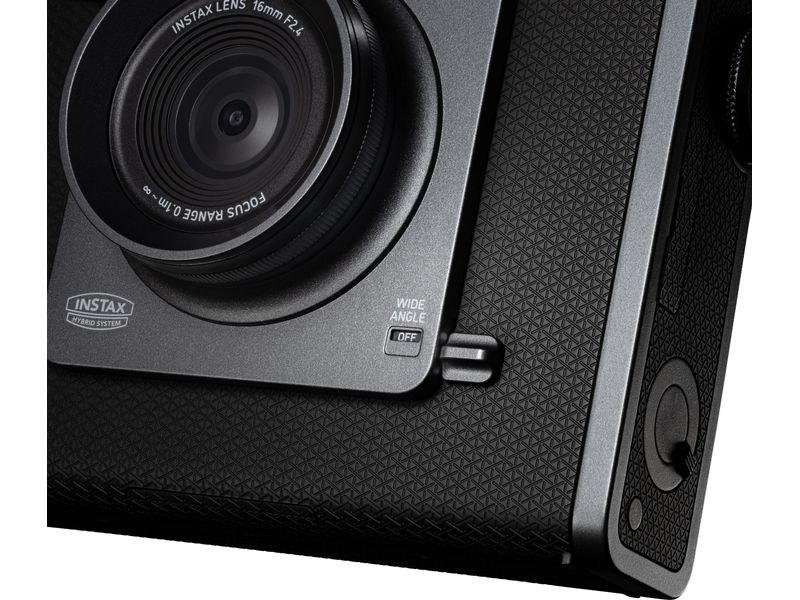 Fujifilm Fotokamera Instax Wide Evo Schwarz Vielseitige Sofortbildkamera