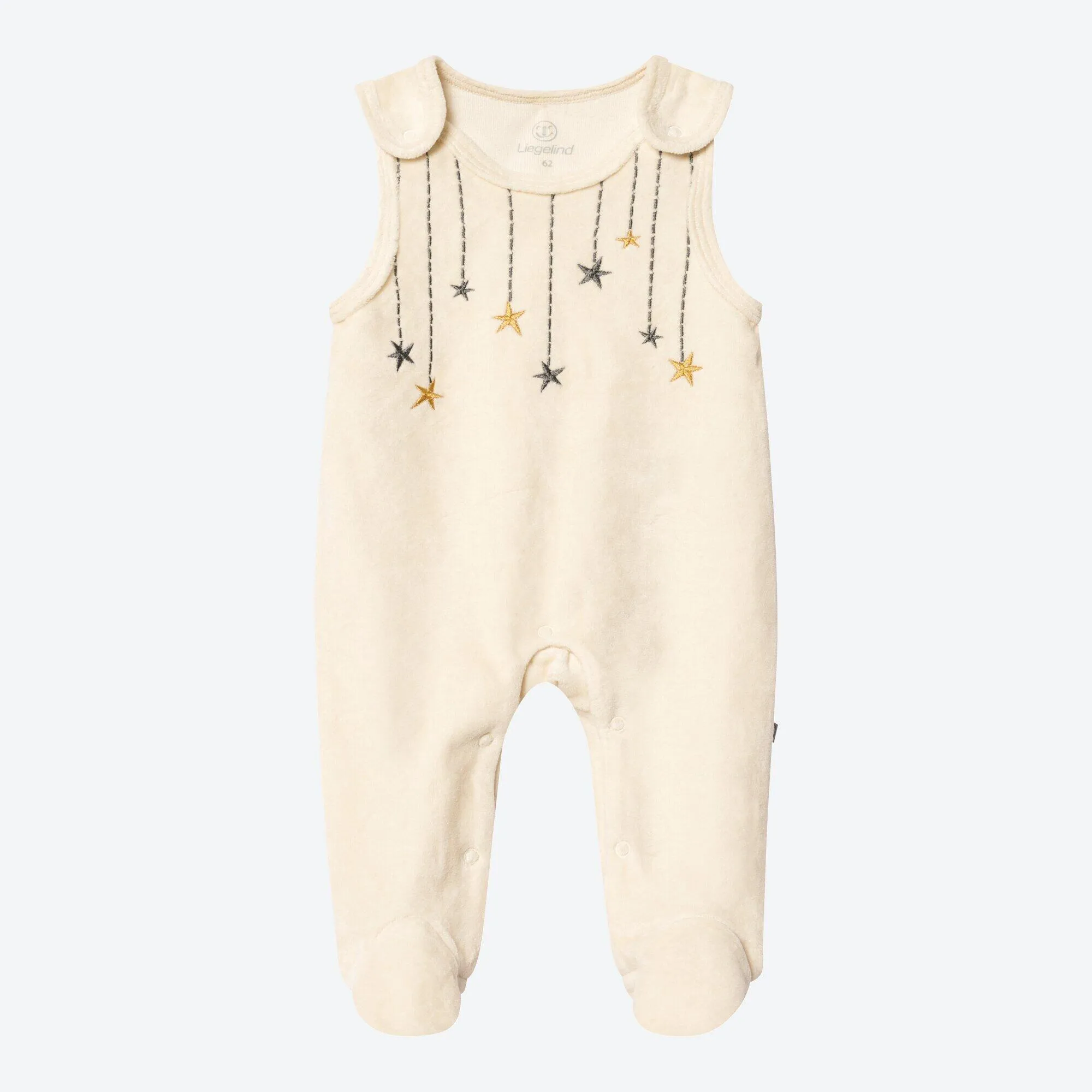 Unisex-Baby-Strampler-Set mit Sternenmuster, 2-teilig