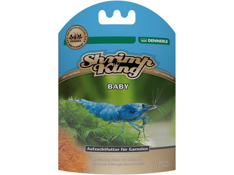 Dennerle Basisfutter Shrimp King Baby, 35 g Aufzuchtfutter für Garnelen
