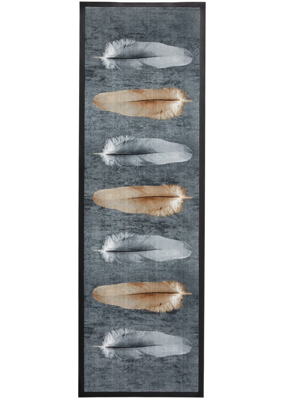 Tapis de protection imprimé plumes
