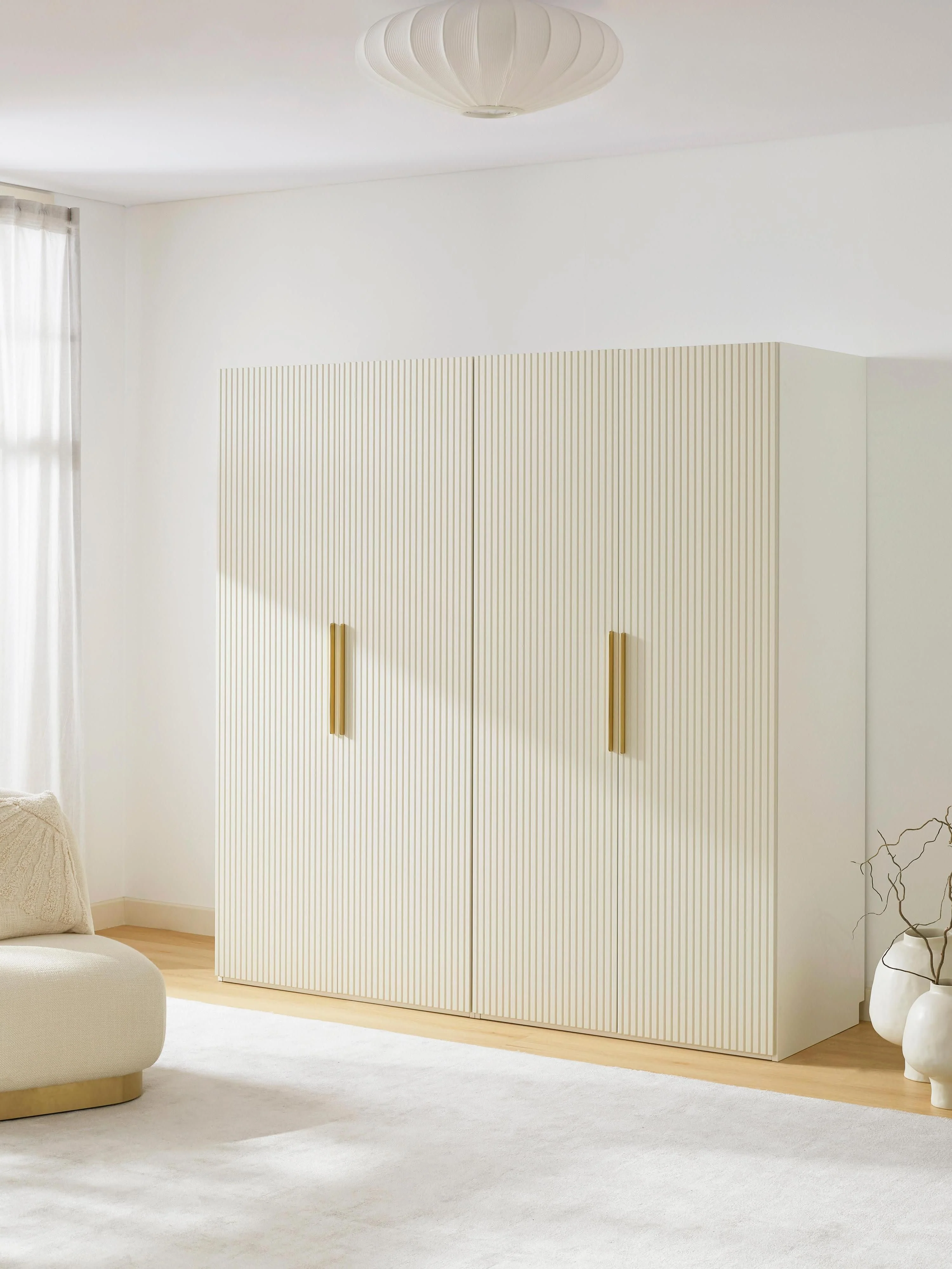 Modulaire draaideurkast Simone, 200 cm breed, diverse varianten