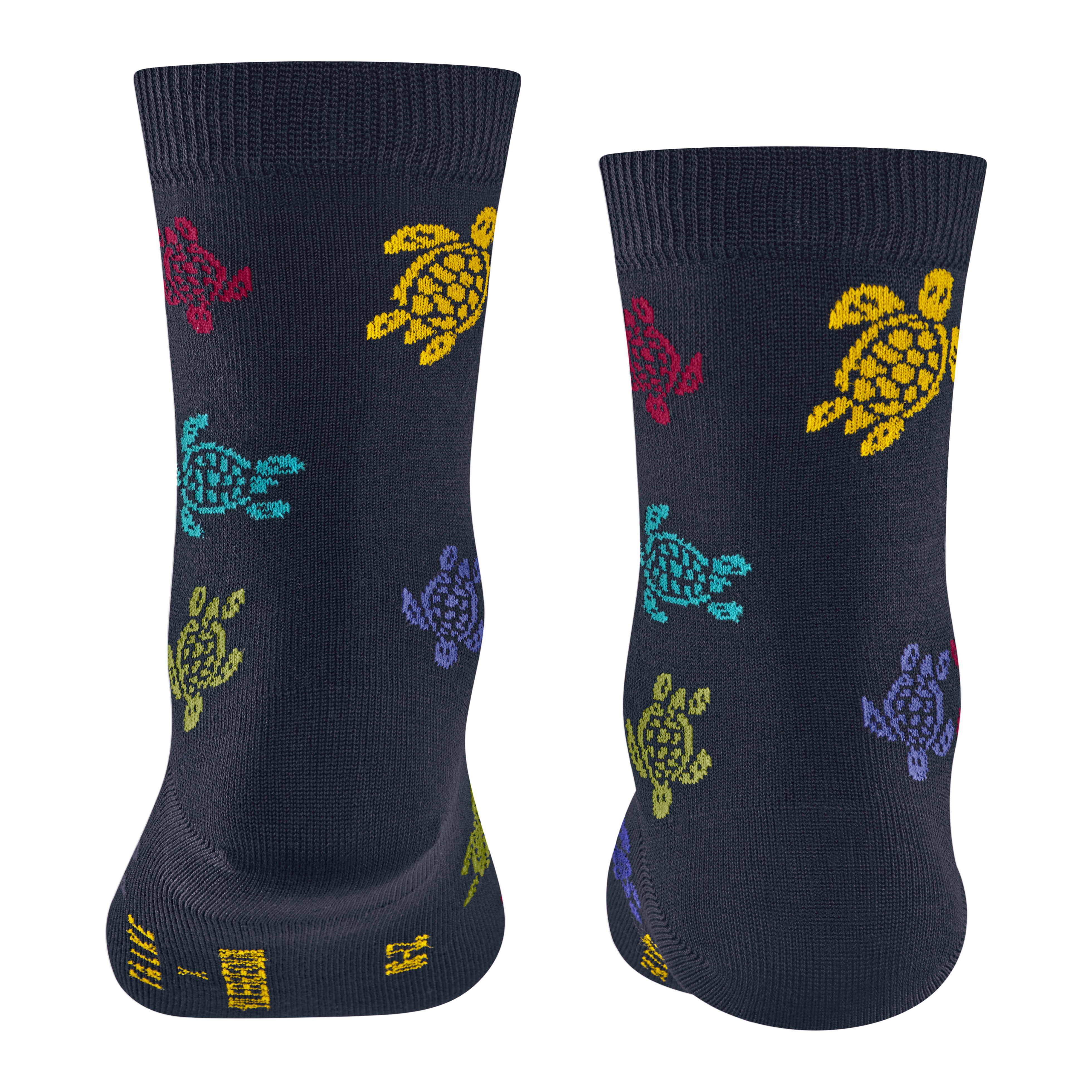 Chaussettes enfant Rondes des Tortues Multicolores | Vilebreauin