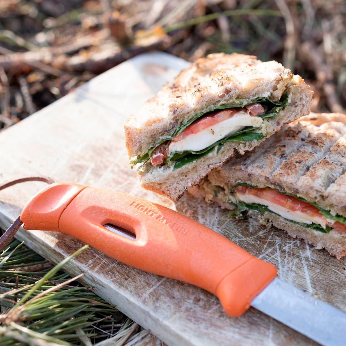 Light My Fire Swedish FireKnife  2in1 Anzünder rustyorange