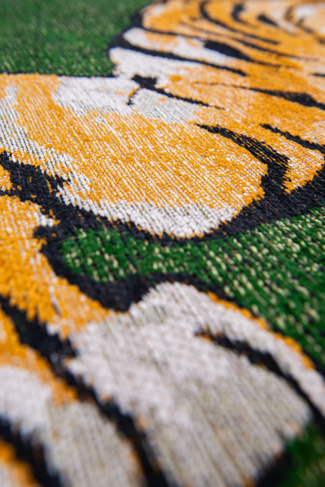 Ecorugs vloerkleed Tiger multicolor groen 280x390 cm