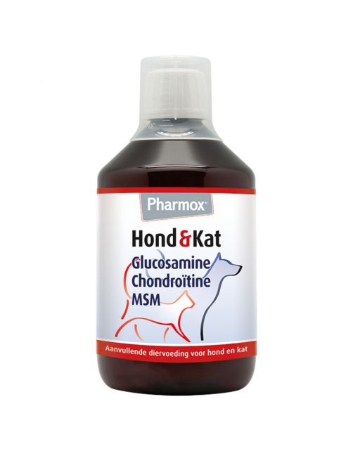 Pharmox Hond&Kat Glucosamine - Voedingssupplement - Huid - Vacht - 500 ml