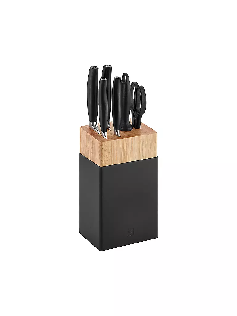 ZWILLING Messerblock Set 7-tlg FIVE STAR Schwarz schwarz