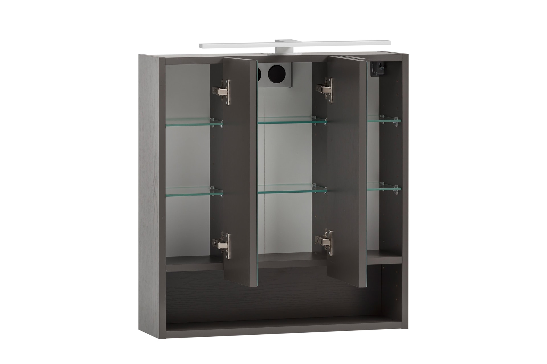 Bad-Spiegelschrank ANTWERPEN grau 60cm