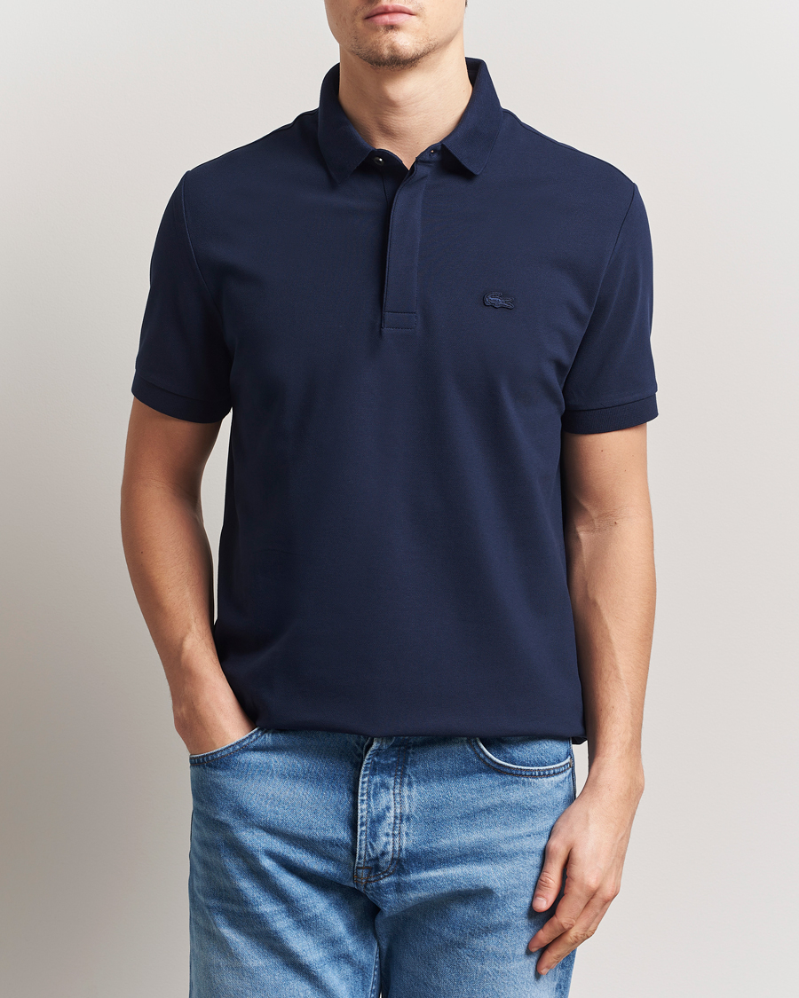 Lacoste Paris Polo Piké Navy Blue