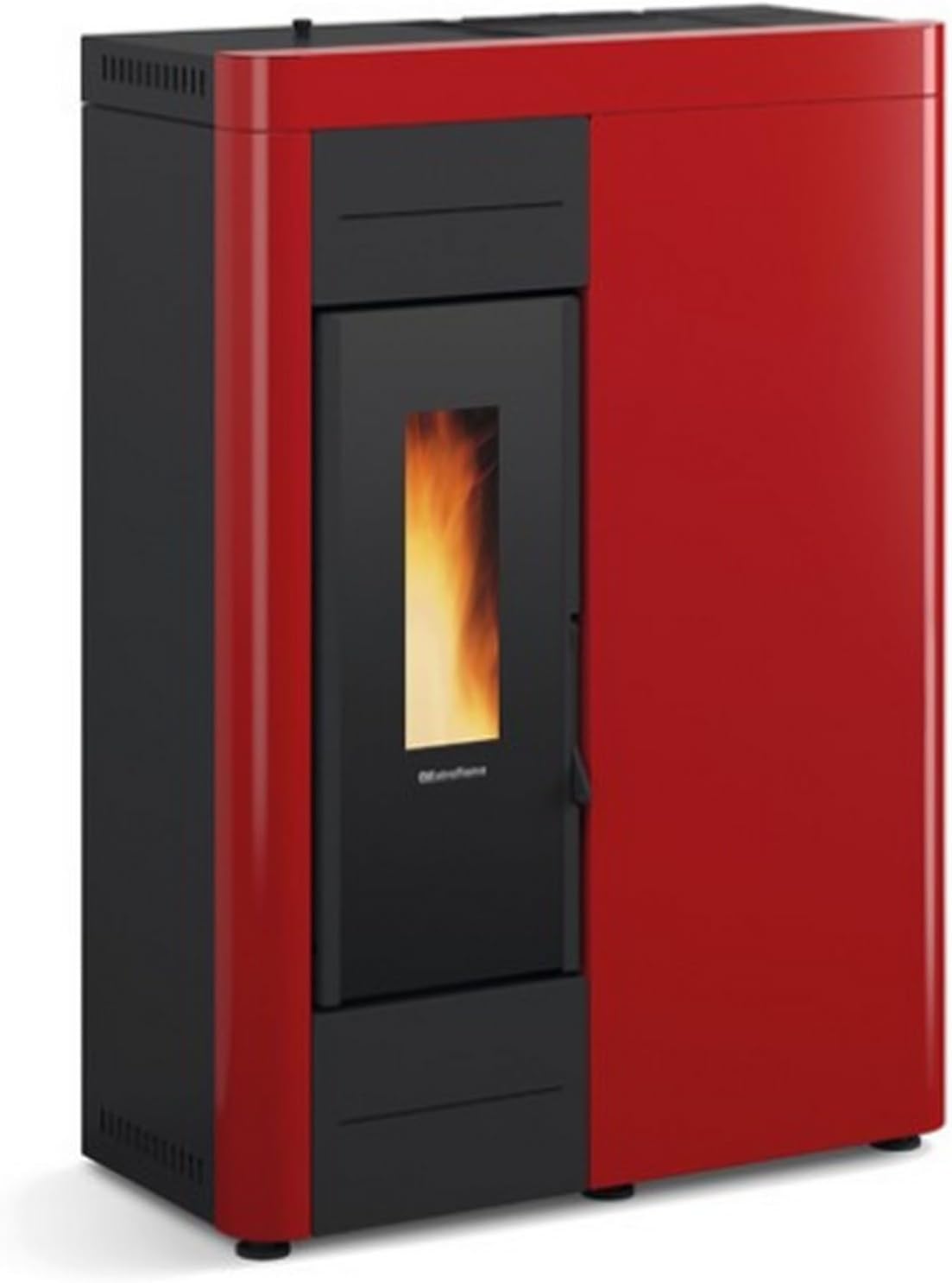 Extraflame X1282600 Virna Idro wasserführender Pelletofen Bordeaux/A++