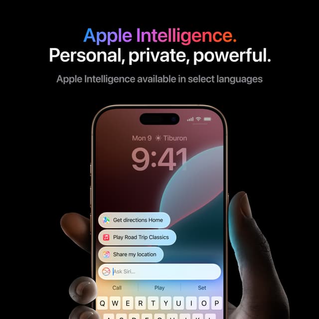 iPhone 16 Pro 5G smartphone 128GB (naturlig titanium)