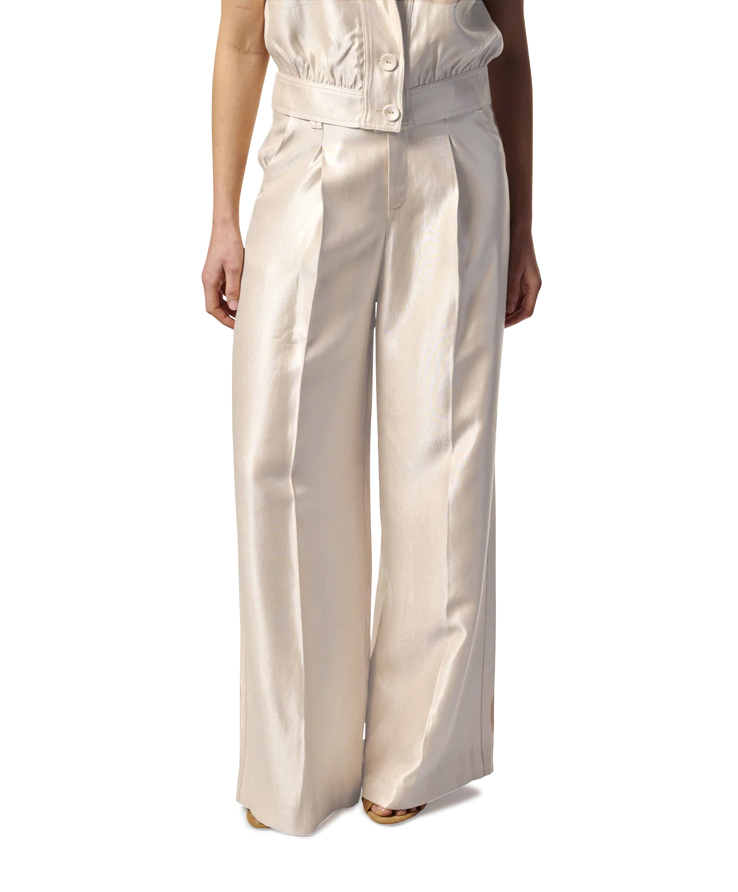 Aaiko HAILEY SHINE  VIS 545 dames broek ecru