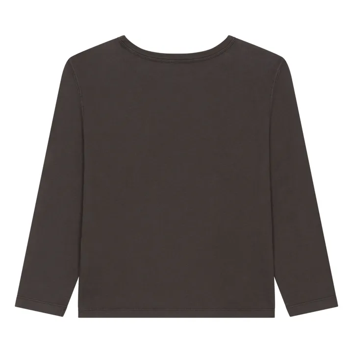 SMALLABLE BASICS T-Shirt Garçon Manches Longues Coton Bio | Noir