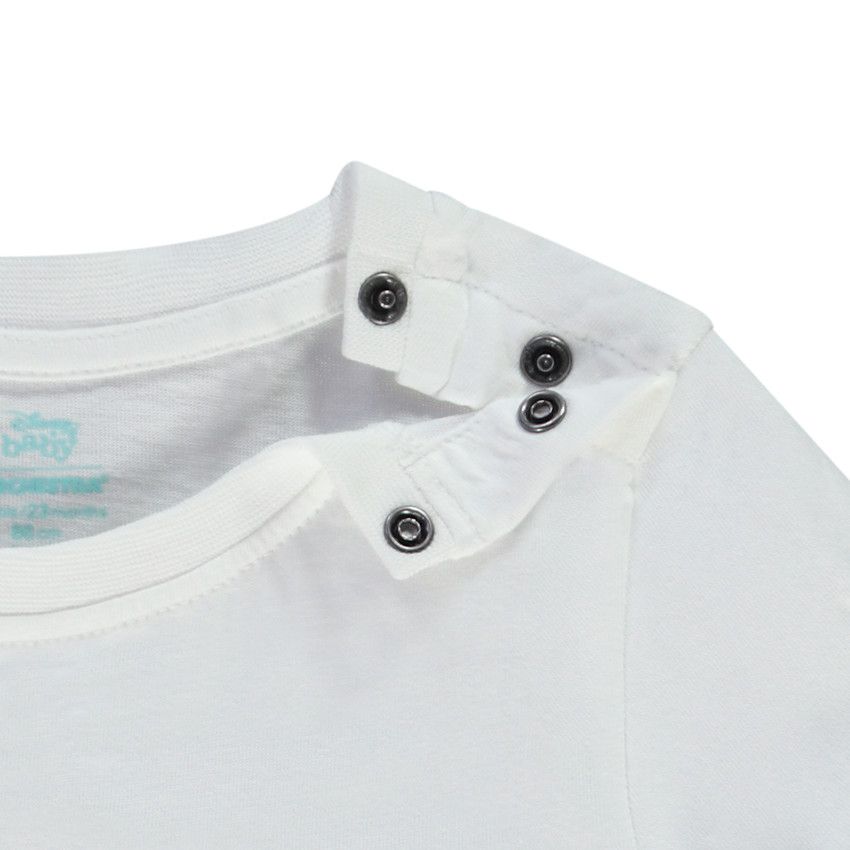 Ensemble 2 pièces en jersey t-shirt + short Nemo pour bébé garçon - Blanc