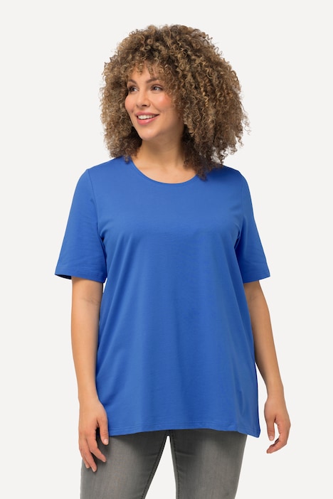 T-Shirt, A-Linie, Rundhalsausschnitt, Halbarm