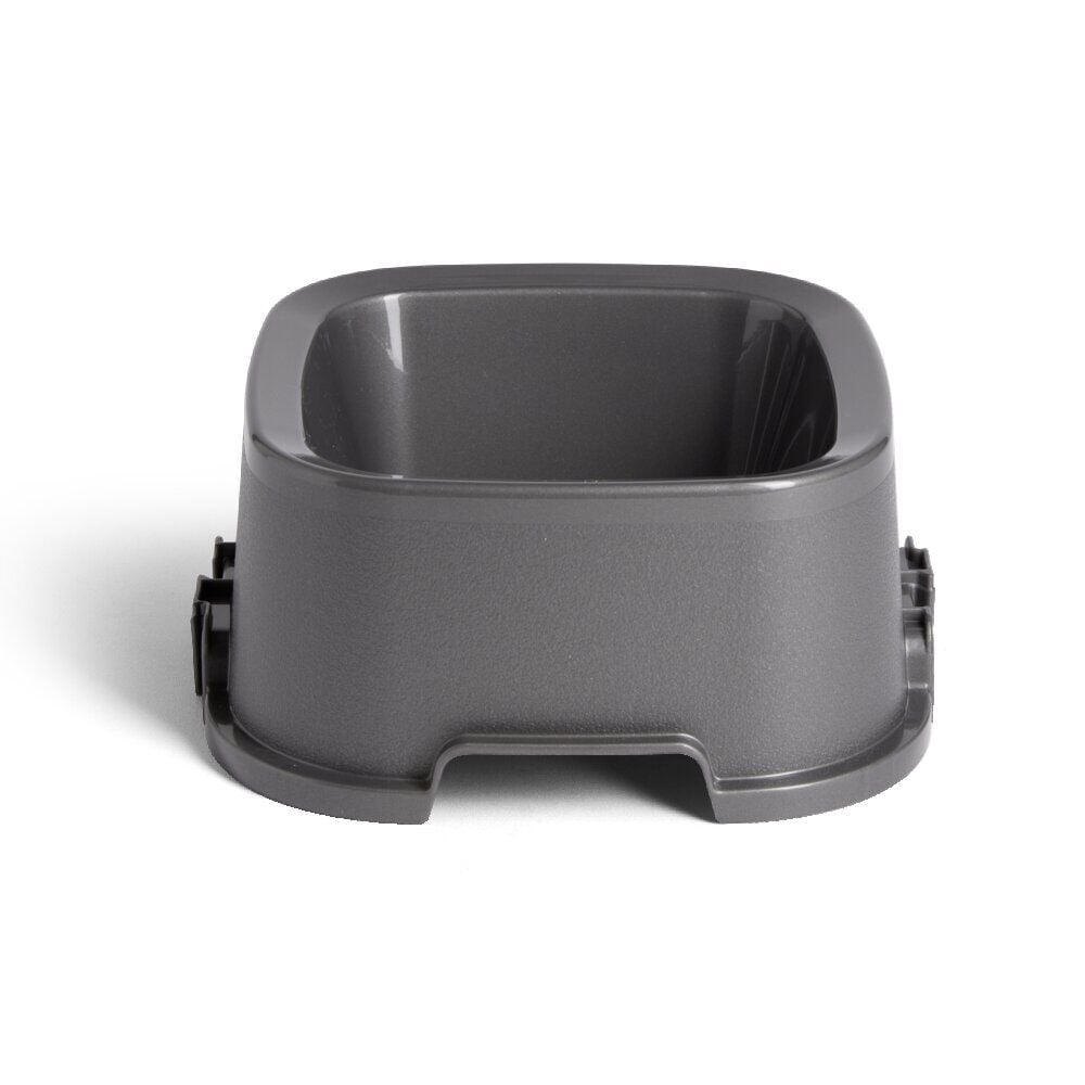 Gamelle carrée grise 1,35 L - plastique 21,5x21,5xH9,4cm
