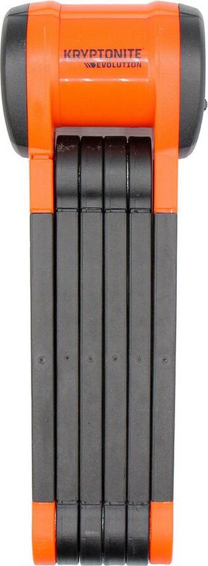Kryptonite Evolution 790 Vouwslot – ART-2 slot – Vouwslot (elektrische) fiets – 90 cm lang - Zwart/Oranje