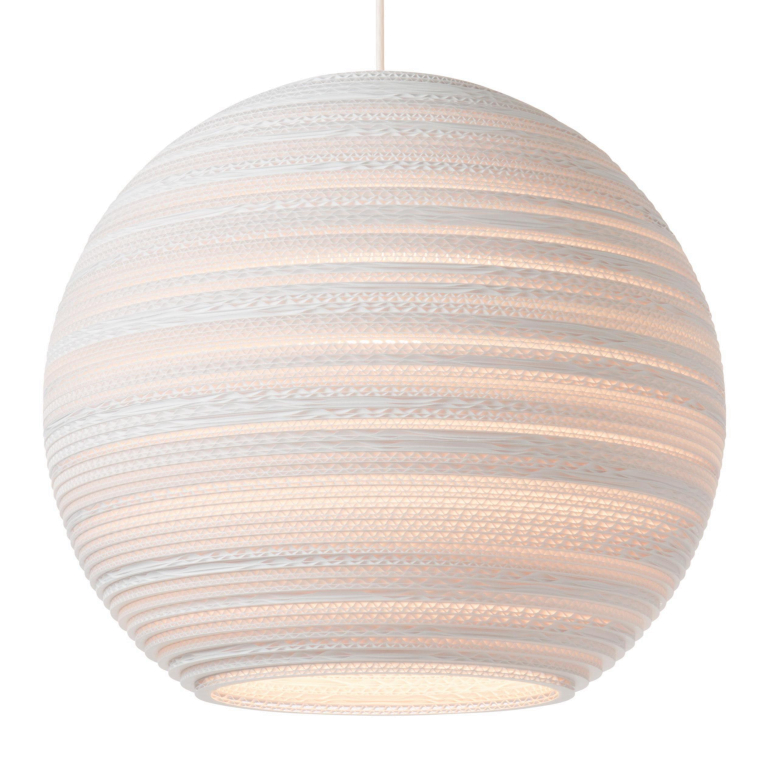 Graypants Scraplights Moon 18 hanglamp Ø45 wit