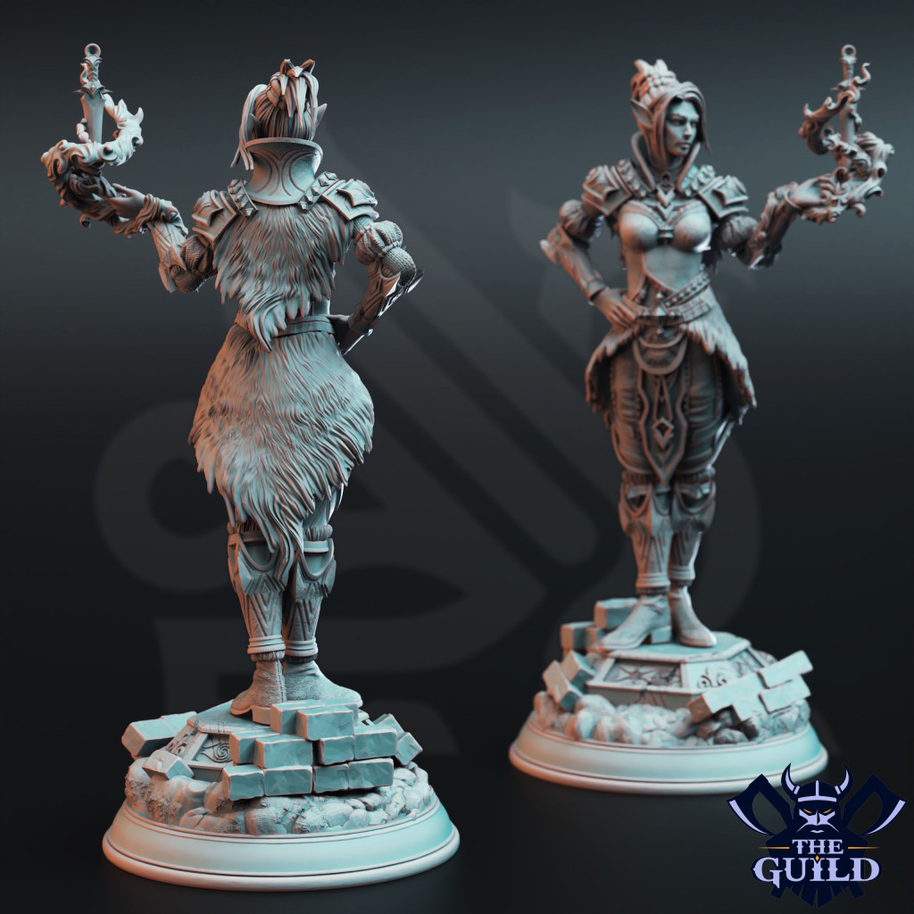 Calanar - Semi-Elfe Agent Psychique 32mm